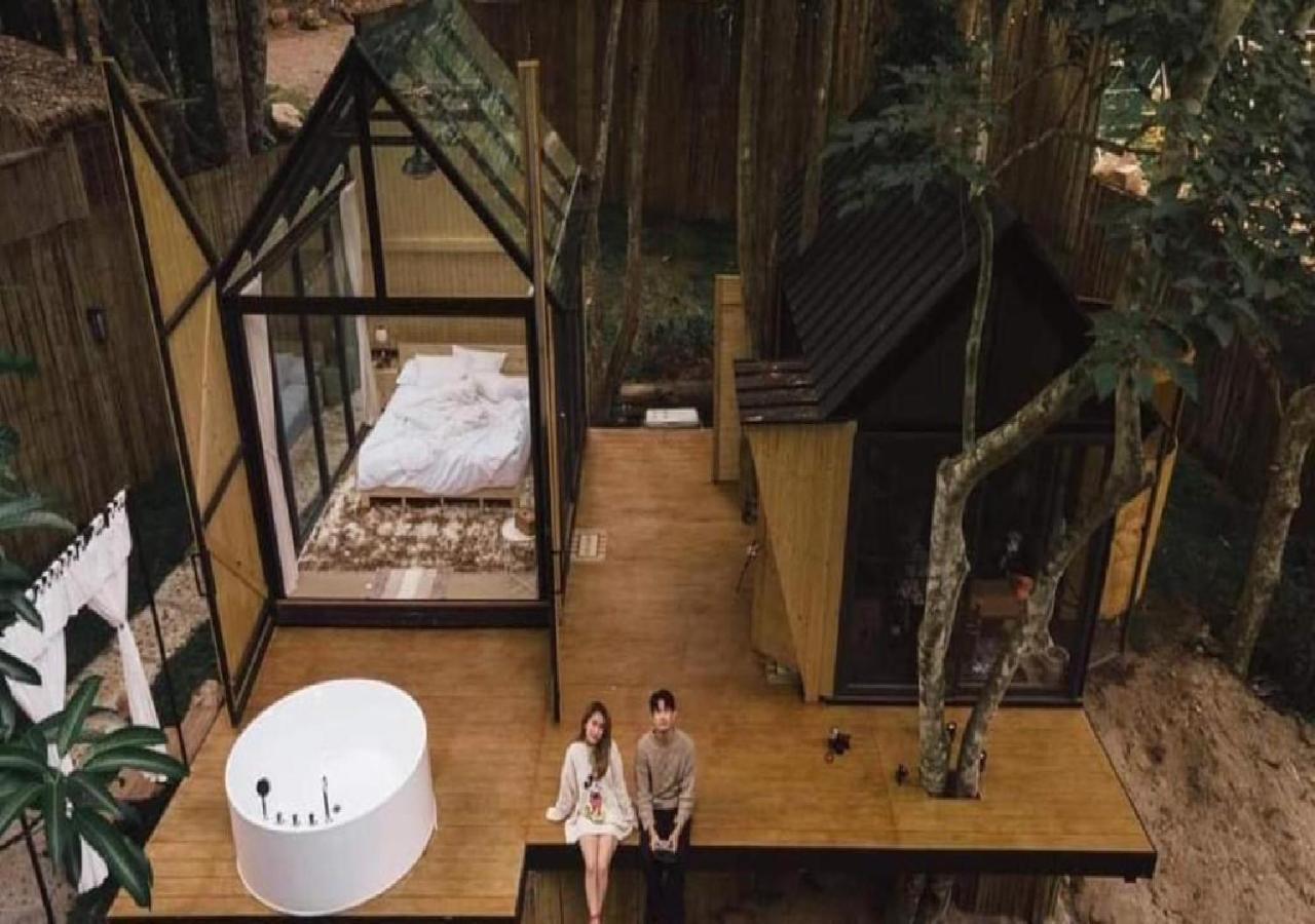 Morning Star Glamping Hotell Ban Pok Nai Exteriör bild