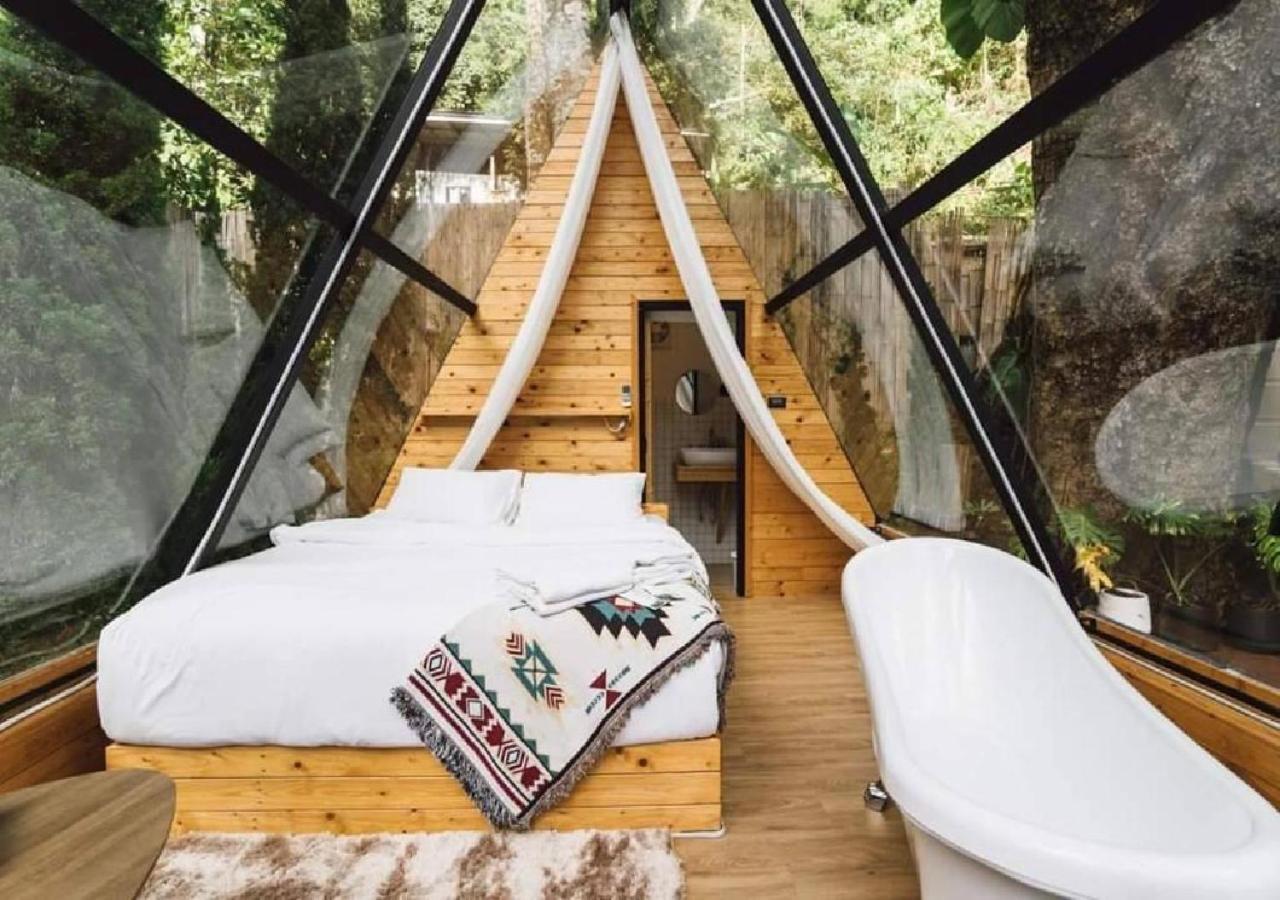 Morning Star Glamping Hotell Ban Pok Nai Exteriör bild