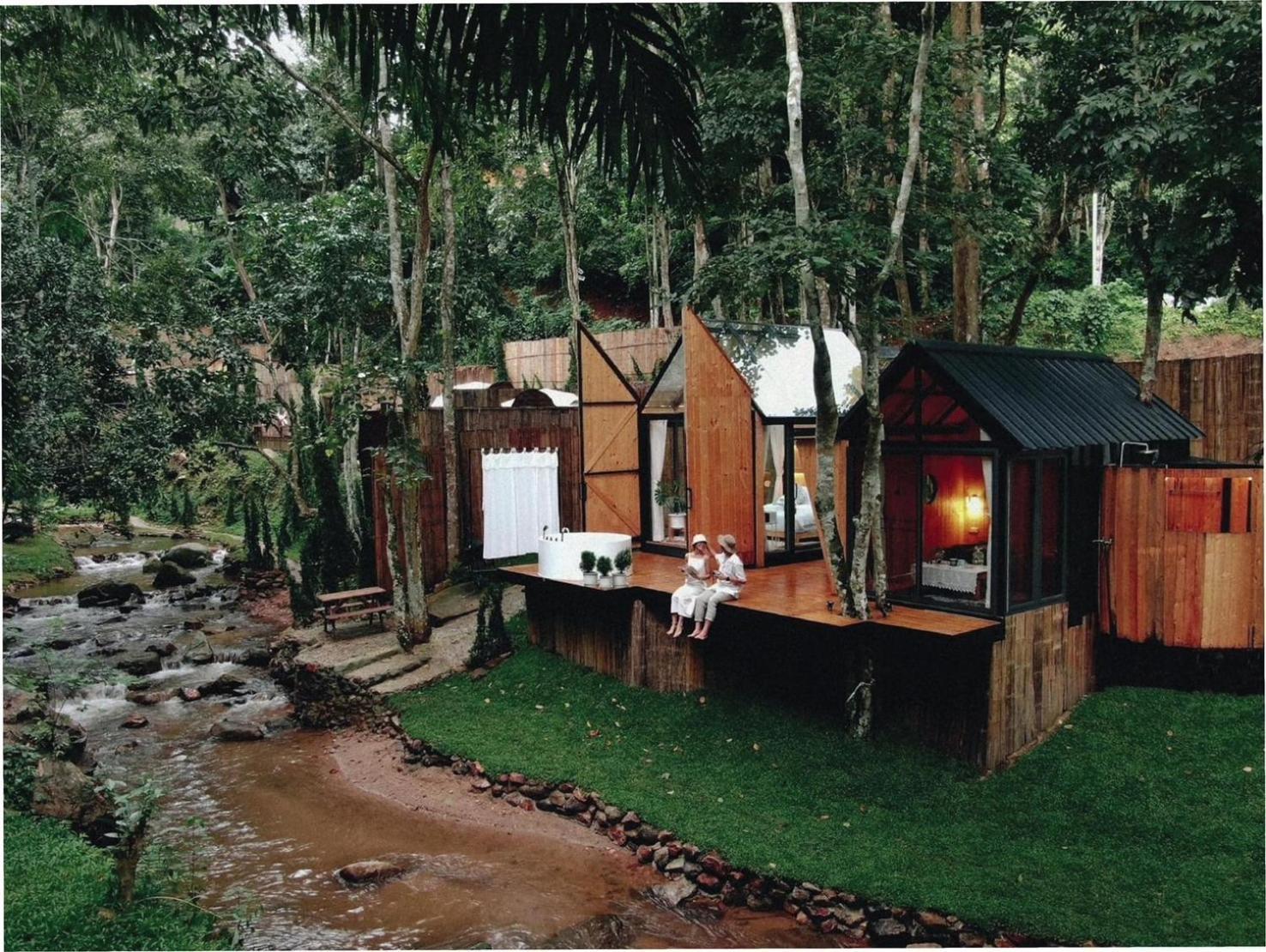 Morning Star Glamping Hotell Ban Pok Nai Exteriör bild