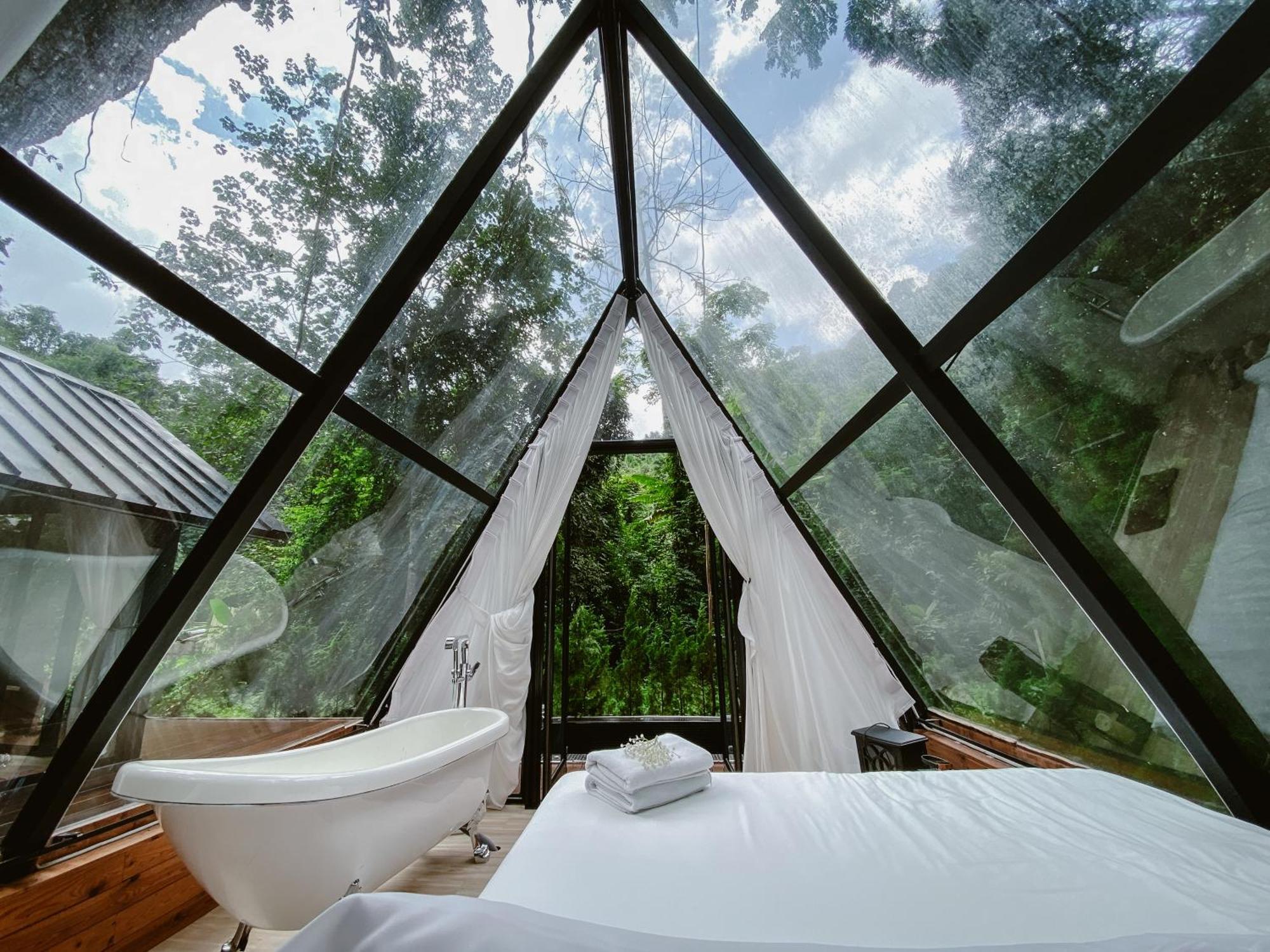 Morning Star Glamping Hotell Ban Pok Nai Exteriör bild