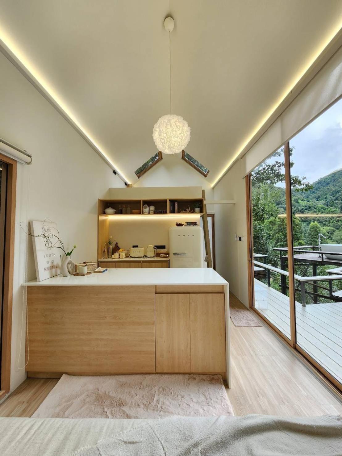 Morning Star Glamping Hotell Ban Pok Nai Exteriör bild