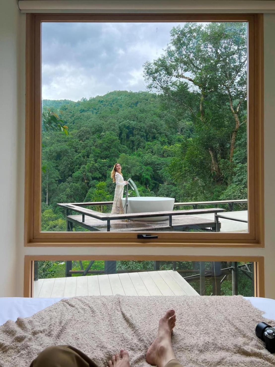 Morning Star Glamping Hotell Ban Pok Nai Exteriör bild
