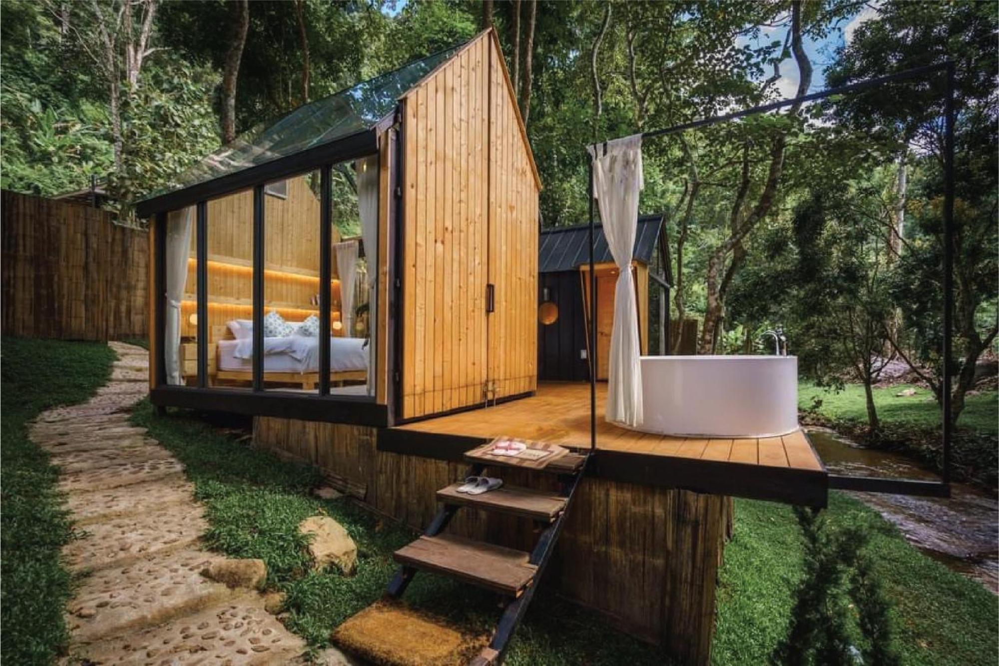 Morning Star Glamping Hotell Ban Pok Nai Exteriör bild