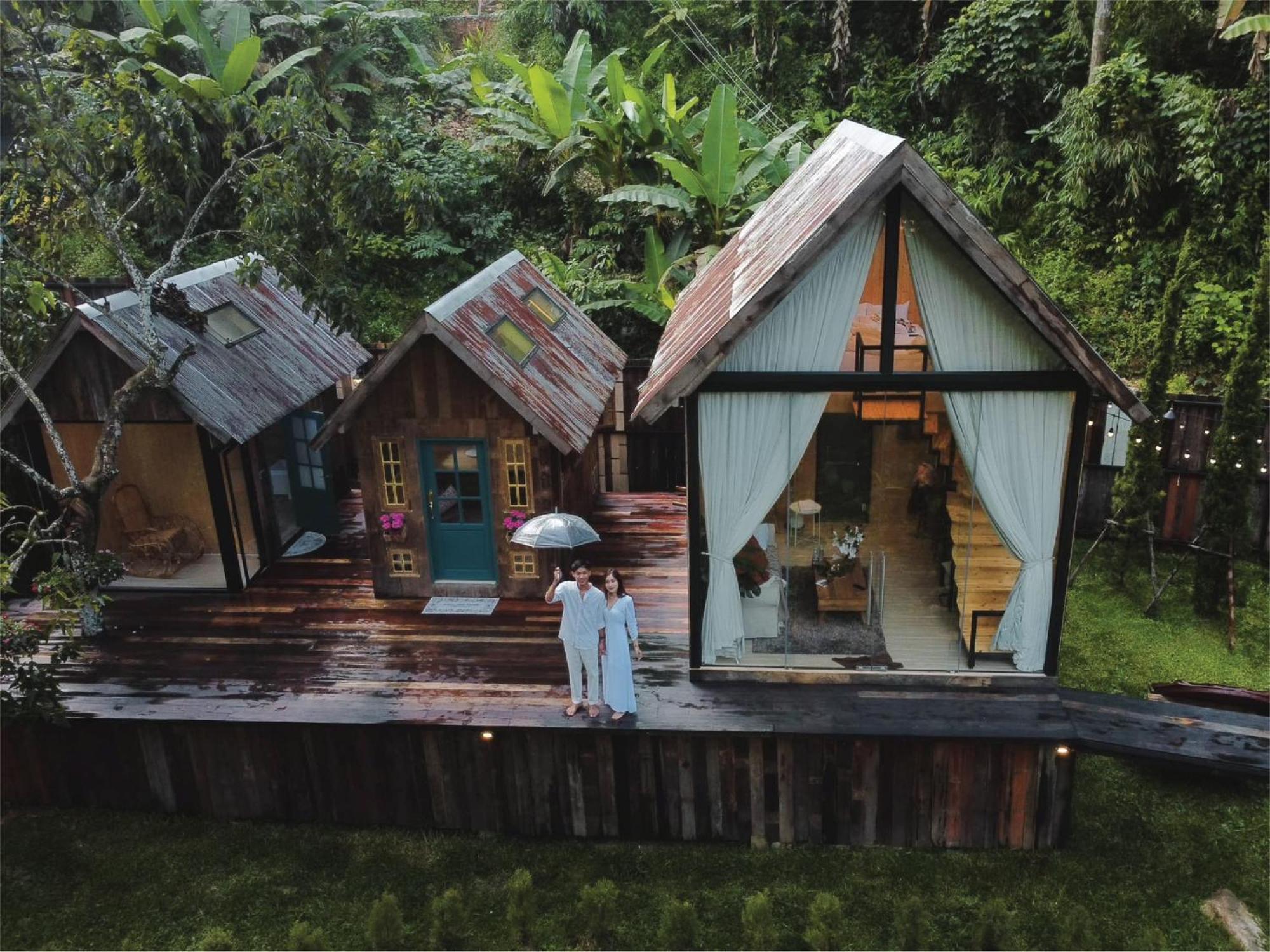 Morning Star Glamping Hotell Ban Pok Nai Exteriör bild