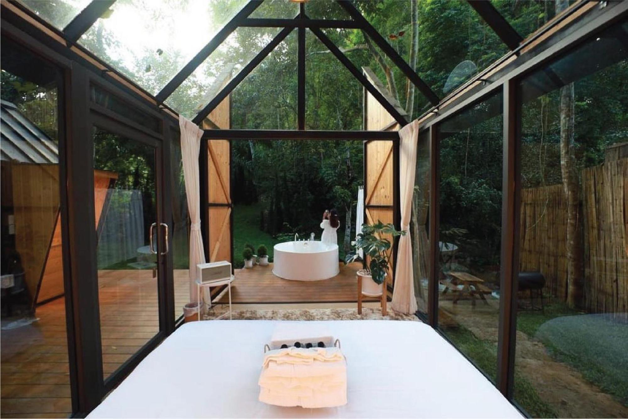 Morning Star Glamping Hotell Ban Pok Nai Exteriör bild