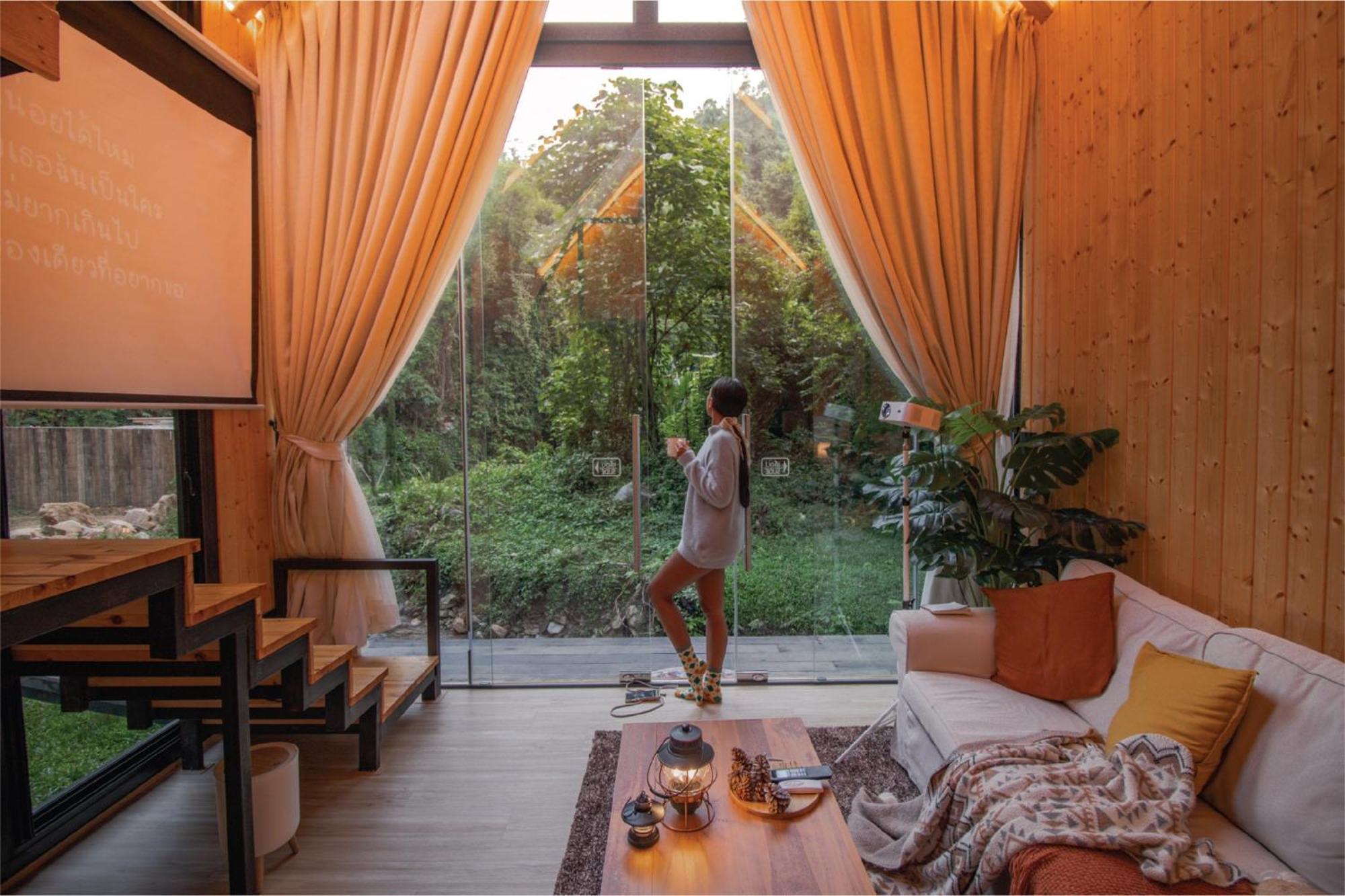 Morning Star Glamping Hotell Ban Pok Nai Exteriör bild