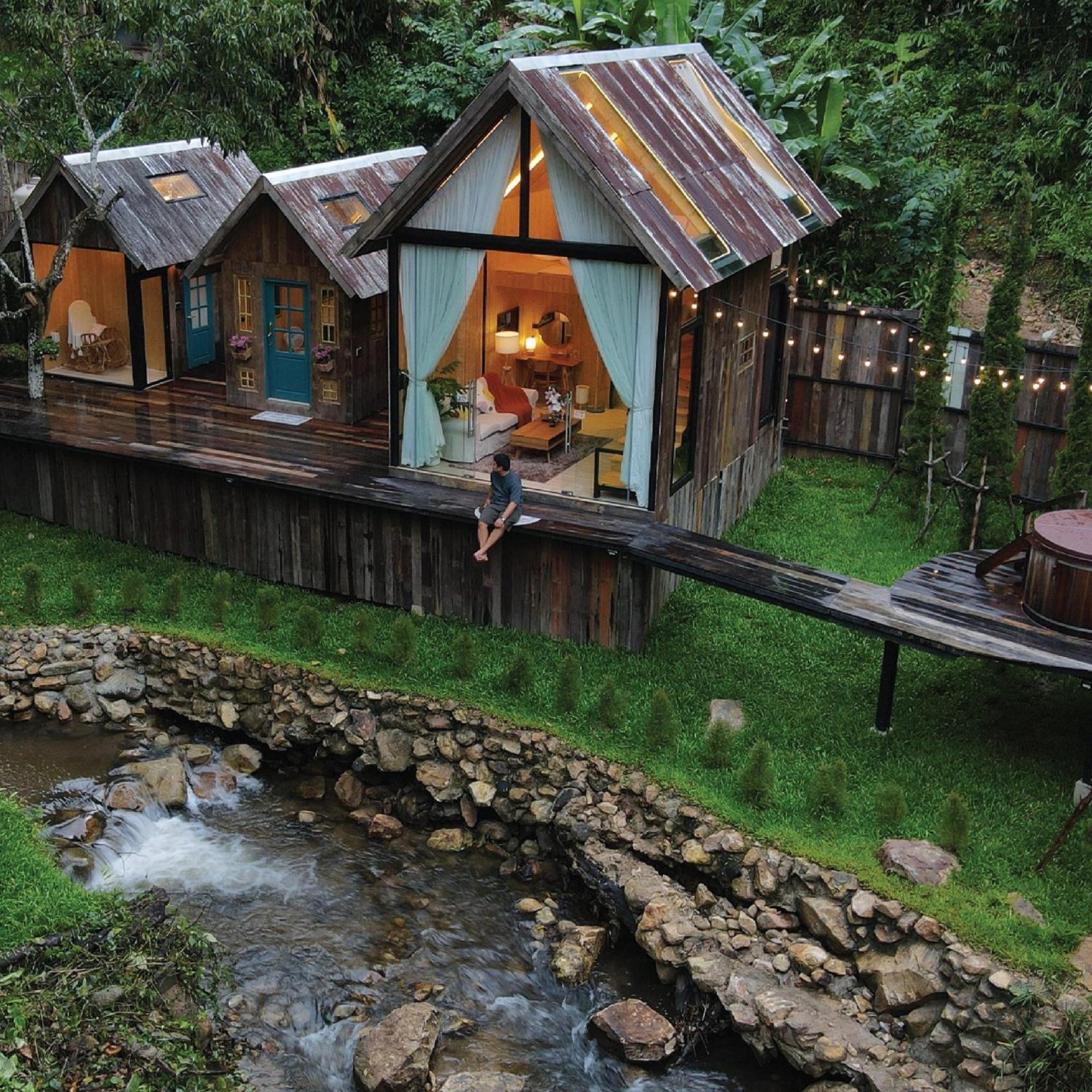 Morning Star Glamping Hotell Ban Pok Nai Exteriör bild